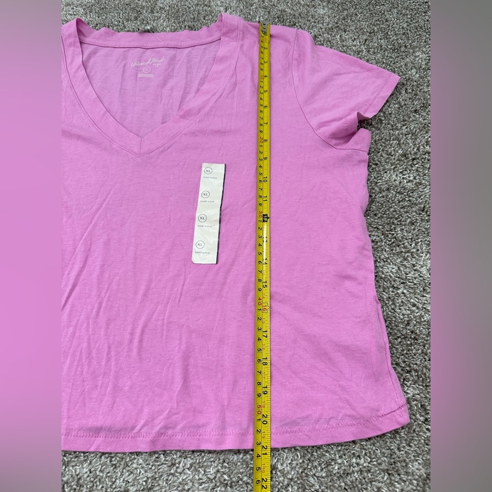 Universal Thread Cropped T-Shirt Set 100% cotton V-neck Size XL pack of 3 - Picture 3 of 11